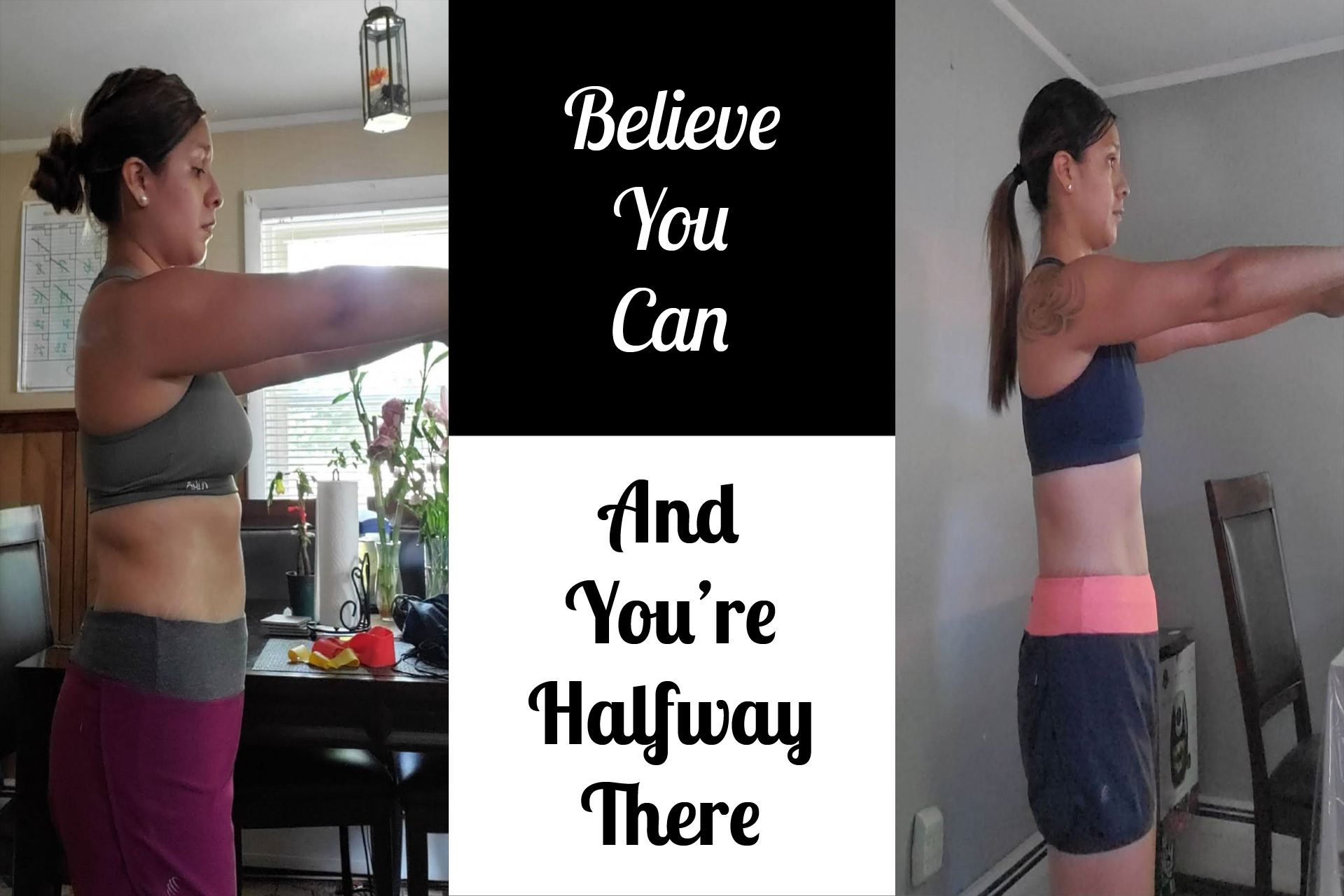 Woman's before and after working with Judy photos